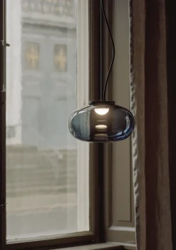 Karl-Johan takpendel - Small - Smoked Glass