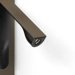 Keta vegglampe for innfelling 3,2W LED m/USB