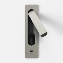 Keta vegglampe for innfelling 3,2W LED m/USB