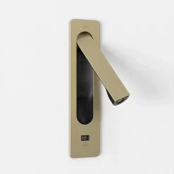 Keta vegglampe for innfelling 3,2W LED m/USB