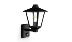 Kinno vegglampe opp utendørs IP44 E27 - Med sensor