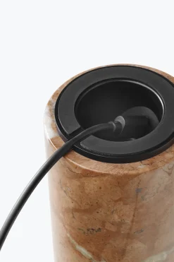 Kizu Portable bordlampe - Rustfarget Marmor