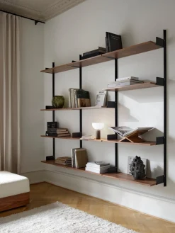 Kizu Portable bordlampe - Grå marmor