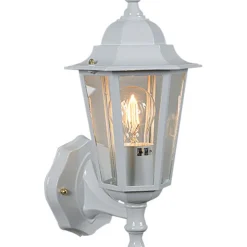 Kristiansand vegglampe opp utendørs IP44 E27