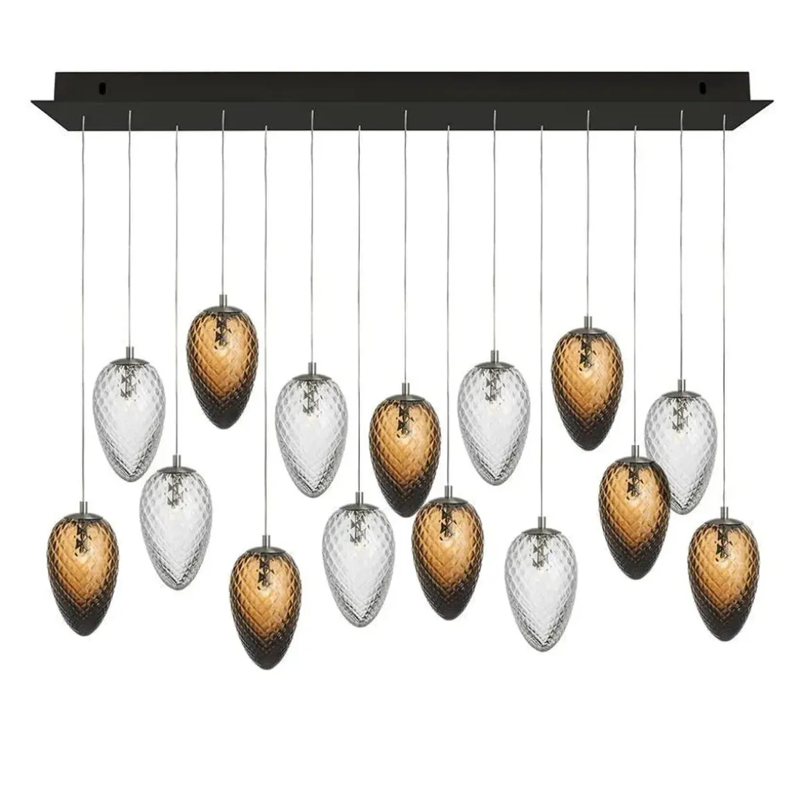 Krystallkongle furu 15 takpendel