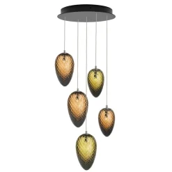 Krystallkongle grantopp 5 takpendel