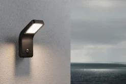 Kulma vegglampe utendørs IP44 7,5W 3000 Kelvin - Sensor