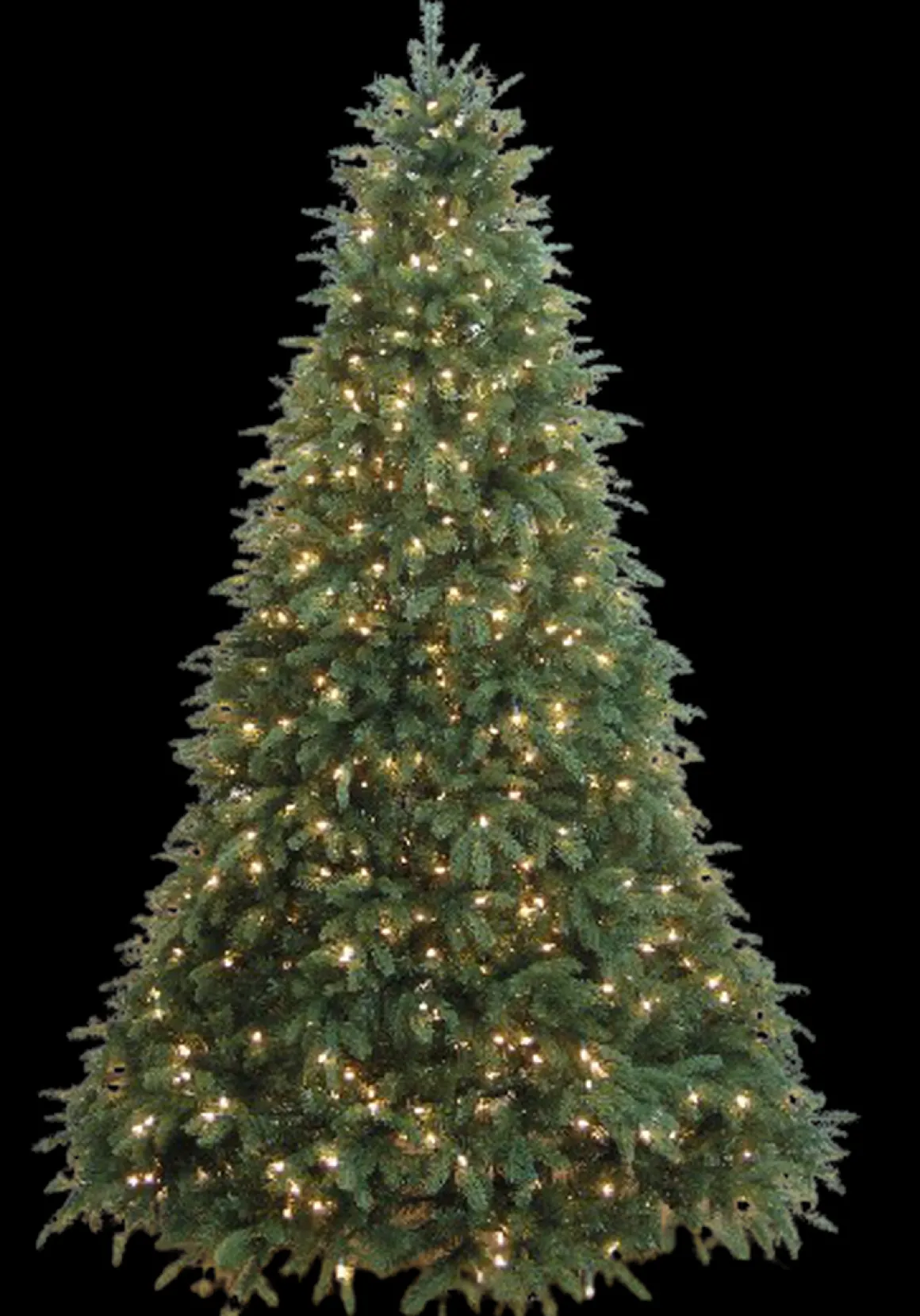 Kunstig juletre 180 cm 40% PE og 60% PVC 300 LED varmhvit