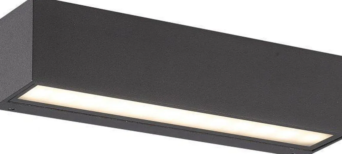 Kyoto 25 cm vegglampe ned - Antrasitt