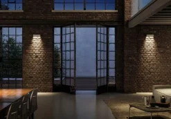 Kyoto 25 cm vegglampe ned - Antrasitt