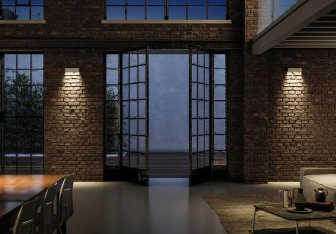 Kyoto 25 cm vegglampe ned - Antrasitt