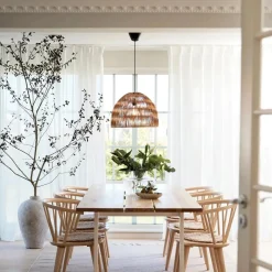 Lace takpendel 46 cm - Natur