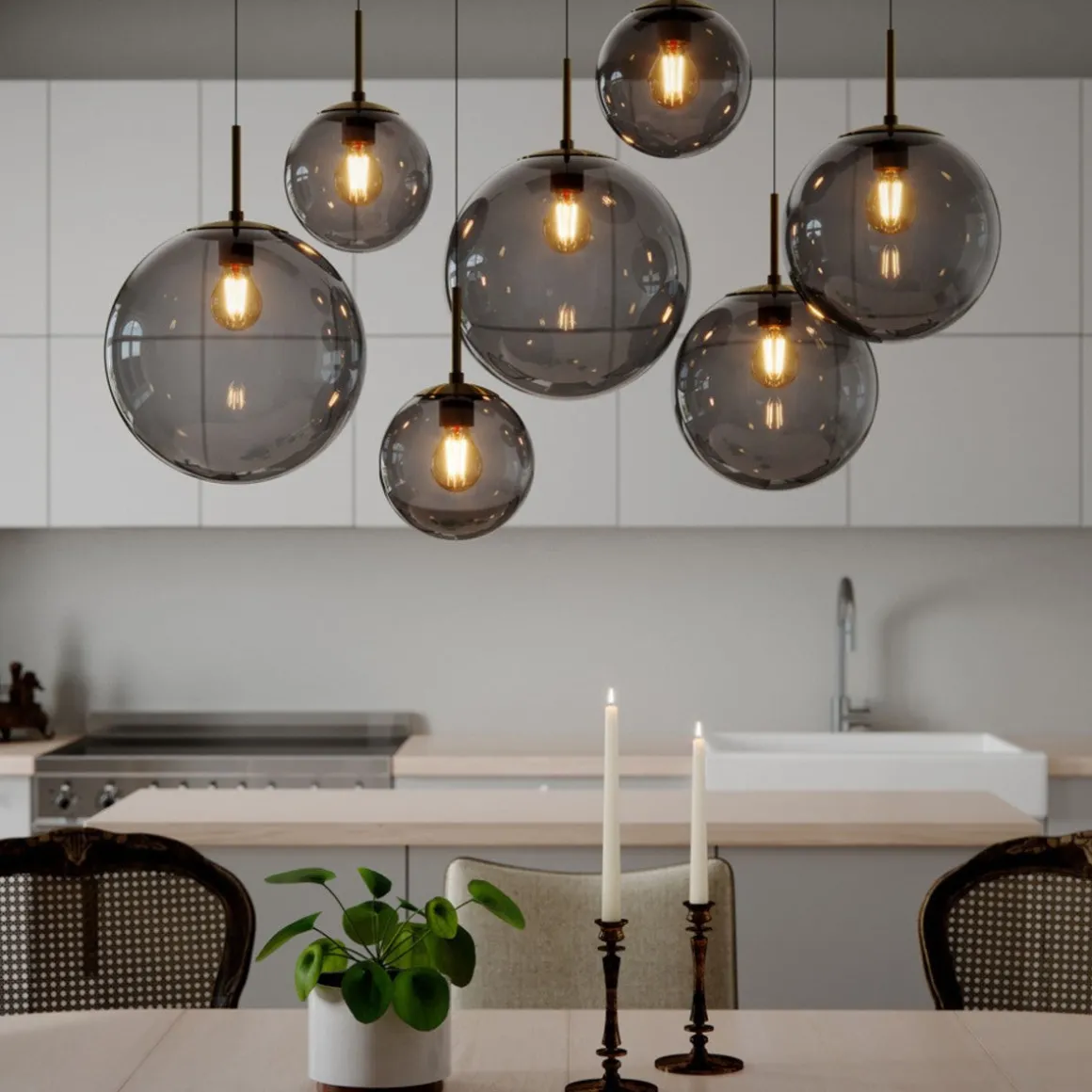 Laura takpendel 7 lys