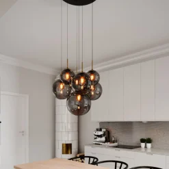 Laura takpendel 7 lys rund