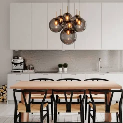 Laura takpendel 7 lys rund