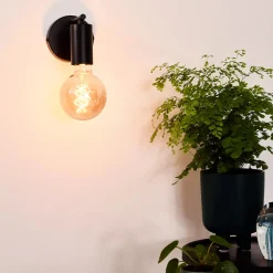 Leanne vegglampe u/ledning - Svart