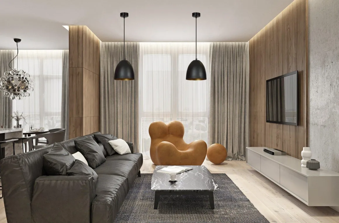 Lenox takpendel 1 lys - Svart/Gullfarget