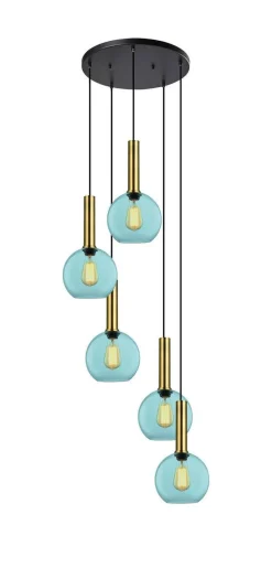 Less rondell takpendel 5 lys - Small