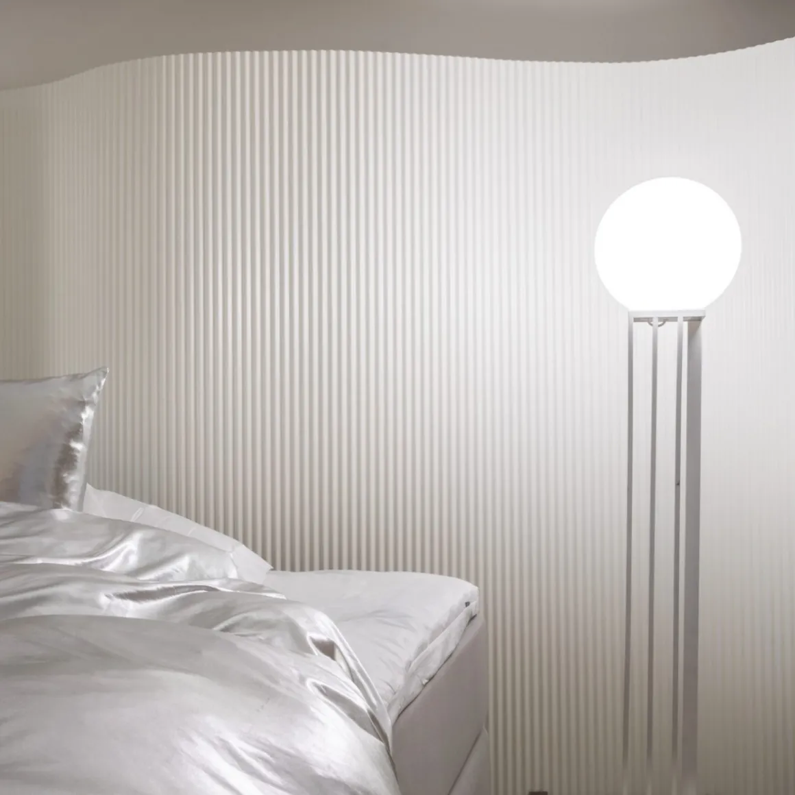 Liberia gulvlampe - Hvit