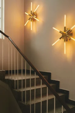 Liberty Star vegglampe - Messing