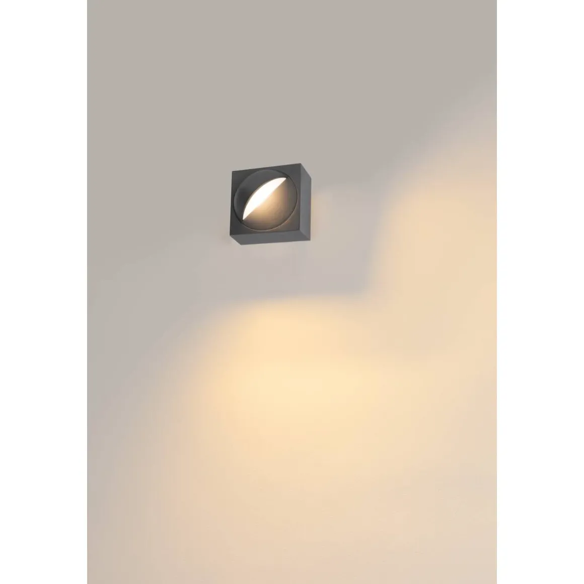 Lid enkel vegglampe utendørs 15W 2700/3000 Kelvin IP65 - Dimbar