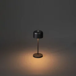 Lille mini bordlampe oppladbar utendørs IP54