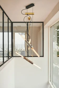 Limbo taklampe - Hvit marmor