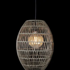 Linde utendørs lampeskjerm 30 cm IP44 - Grå/beige