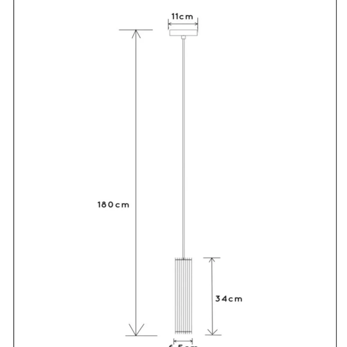 Lionel pendel - Svart