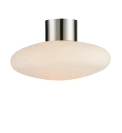 Locus vegg/taklampe - Opal/Stålfarget - Stål / Opal