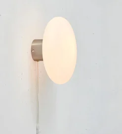 Locus vegg/taklampe - Opal/Stålfarget - Stål / Opal