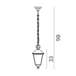 London 481A taklampe