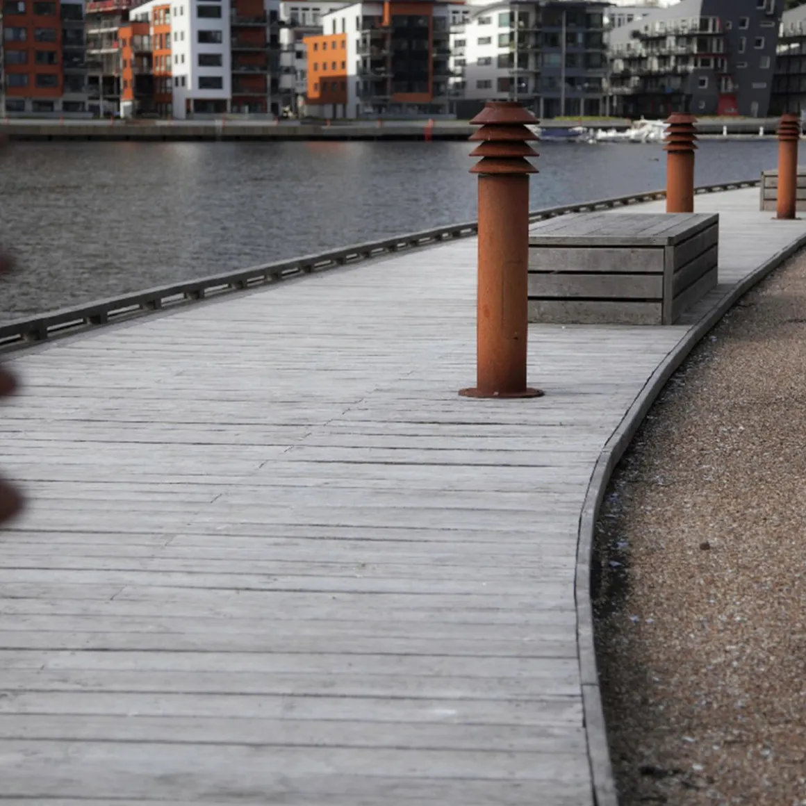 Louis Poulsen Bysted Pullert Mast F/Nedgraving - Corten