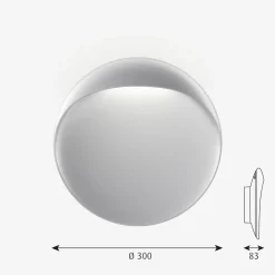 Louis Poulsen Flindt utendørs vegglampe Ø30