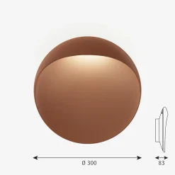 Louis Poulsen Flindt utendørs vegglampe Ø30