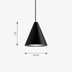 Louis Poulsen Keglen pendel Ø25