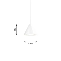 Louis Poulsen Keglen pendel Ø17