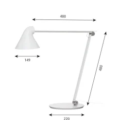 Louis Poulsen NJP bordlampe