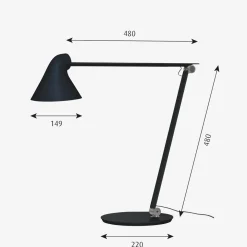 Louis Poulsen NJP bordlampe