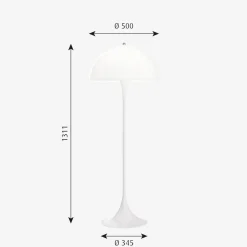 Louis Poulsen Panthella gulvlampe