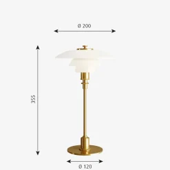 Louis Poulsen PH 2/1 bordlampe