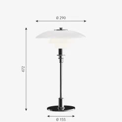 Louis Poulsen PH 3/2 bordlampe