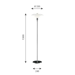 Louis Poulsen PH 3½-2½ gulvlampe