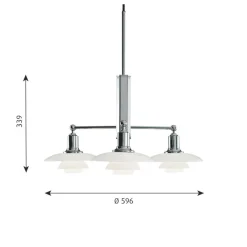 Louis Poulsen PH 2/1 lysekrone