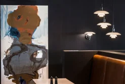 Louis Poulsen PH 3/2 Vegglampe Hvitt opalt glass - Krom / Opal