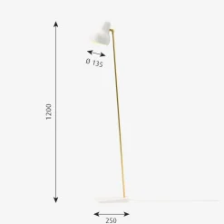 Louis Poulsen VL38 gulvlampe