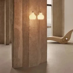 Louis Poulsen VL Ring Crown dobbel Vegglampe