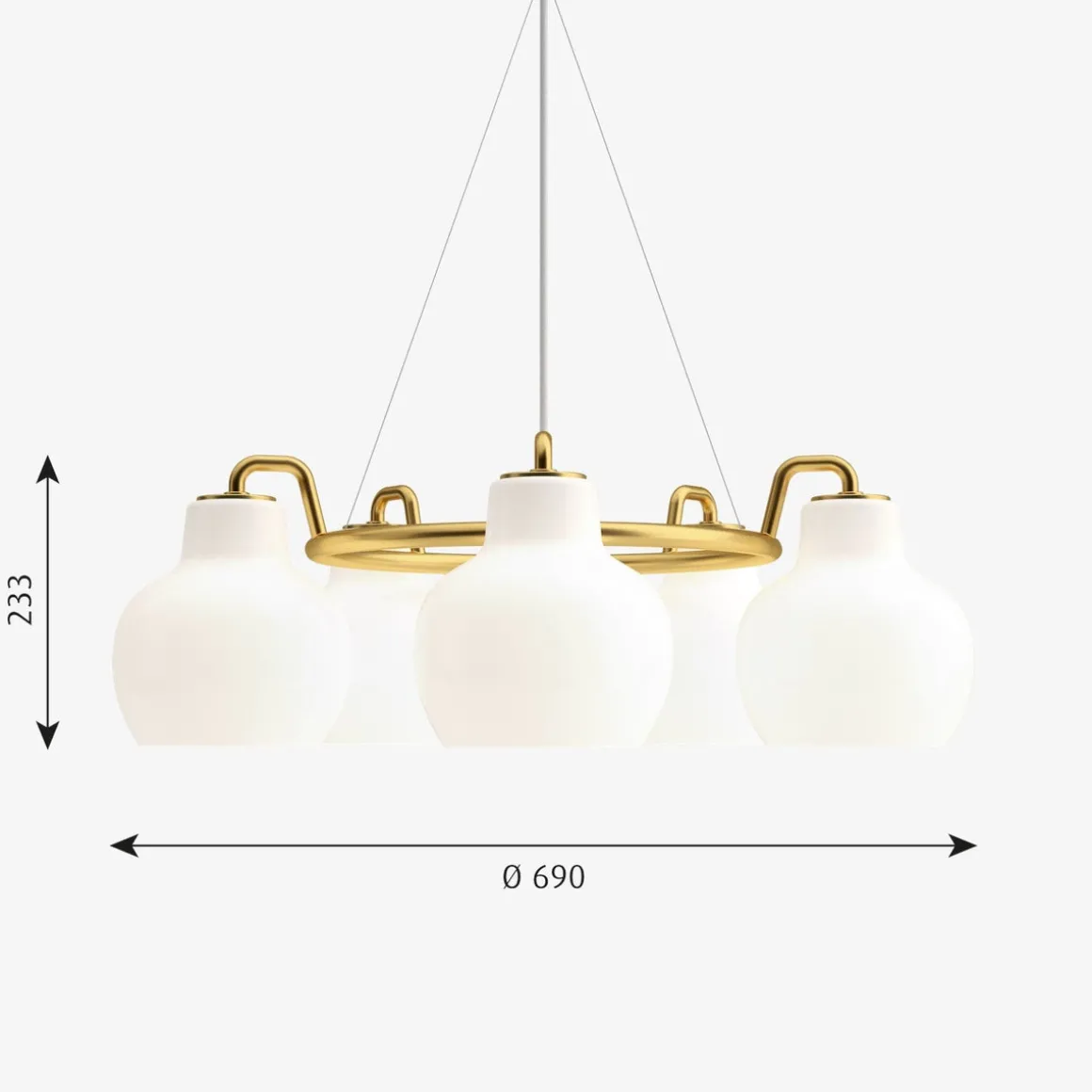 Louis Poulsen VL Ring Crown 5 taklampe