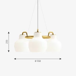 Louis Poulsen VL Ring Crown 3 taklampe