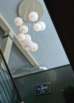 Louis Poulsen Wohlert taklampe Ø35 - Opal